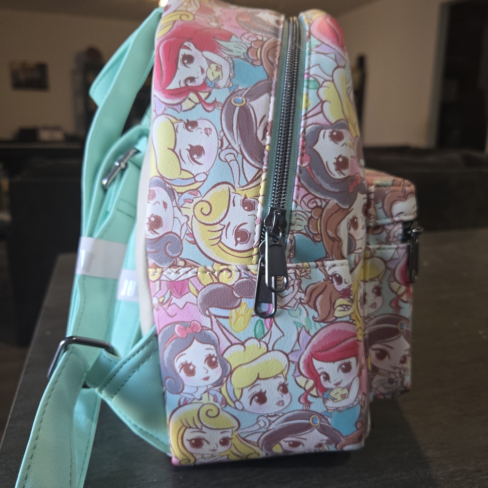 Loungefly Disney Princess Kids Backpack - Pink and Yellow - Picture 3 of 6